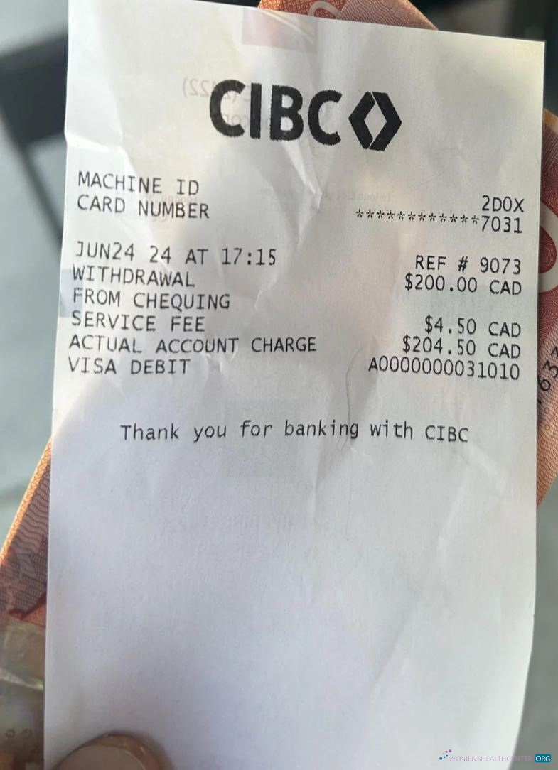 Download Canada CIBC bank payment check Photoshop template